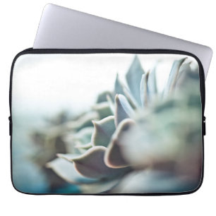 Echeveria succulent laptop sleeve