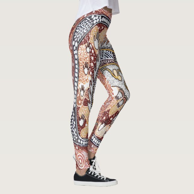 Echidna Dreaming Leggings (Right)