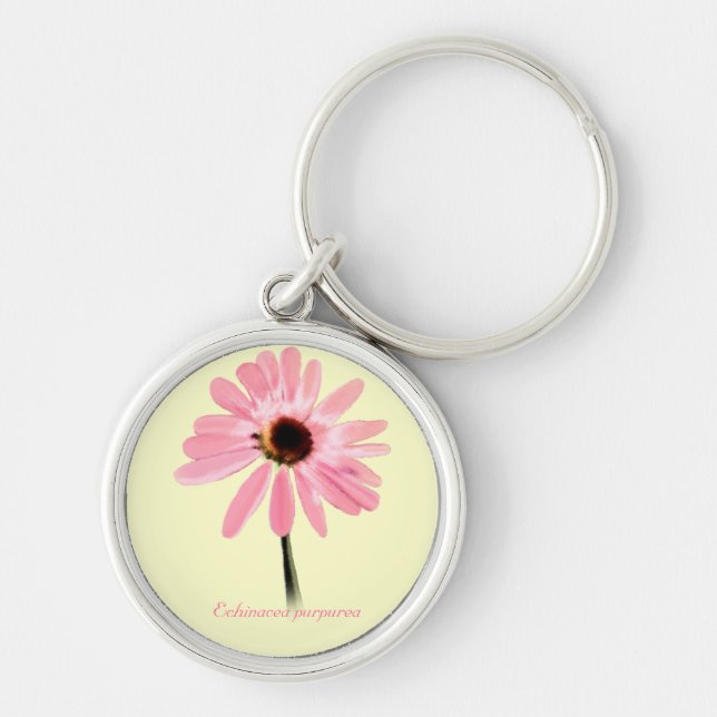 Echinacea purpurea key ring (Front)