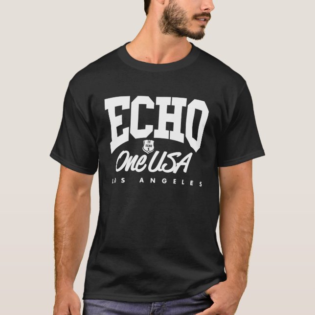 Echo1USA Crooked Dark Tee (Front)