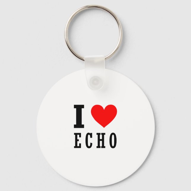 Echo, Alabama Key Ring (Front)