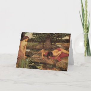 Echo and Narcissus fine art Card