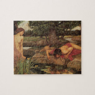 Echo and Narcissus fine art Jigsaw Puzzle