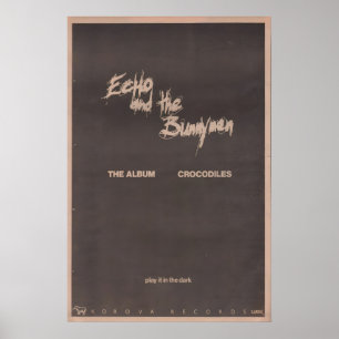 ECHO and the BUNNYMEN Poster - 1980 original NME