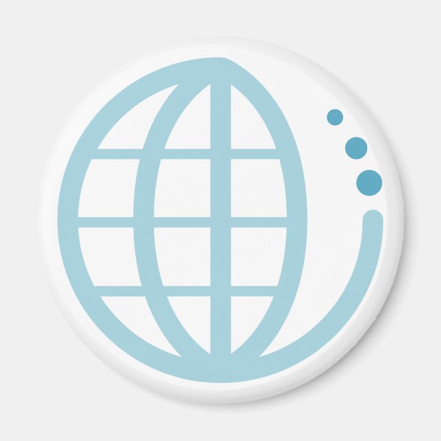 echo earth : conserve water magnet (Front)