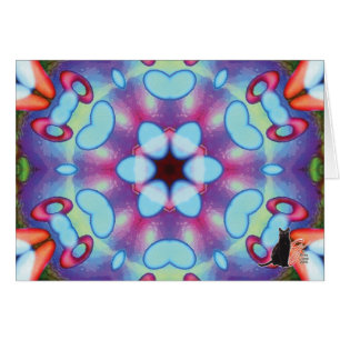 Echo Kaleidoscope Greeting Card