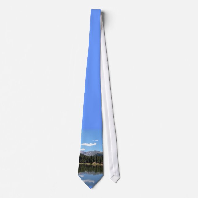 Echo Lake Mt Evans Colorado Tie (Front)
