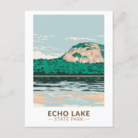 Echo Lake State Park New Hampshire Vintage