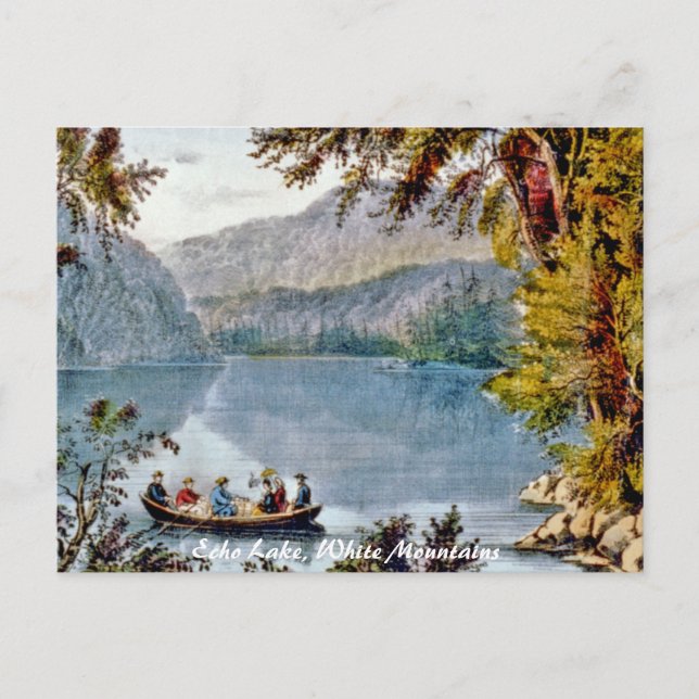 Echo Lake: White Mountains Postcard (Front)