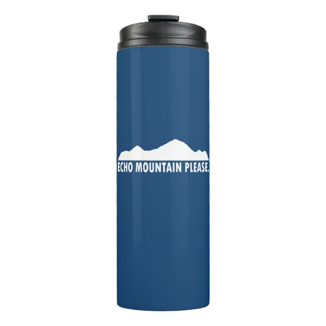 Echo Mountain Please Thermal Tumbler (Front)