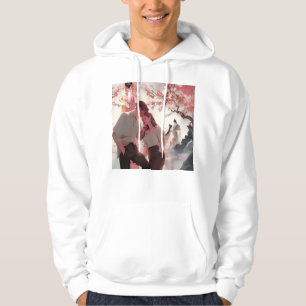 Echo of Destiny: Eternal Love under Cherry Blossom Hoodie