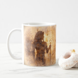 Echo of the Pharaoh Artistic Egyptian Watercolor Coffee Mug