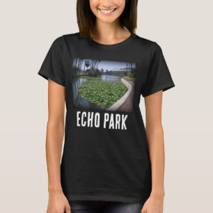 Echo Park Lake in Los Angeles, California T-Shirt