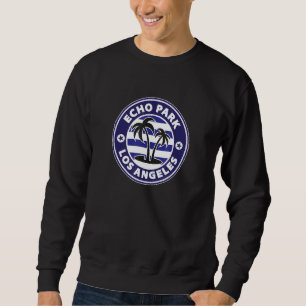 Echo Park Los Angeles California Retro Surf Holida Sweatshirt
