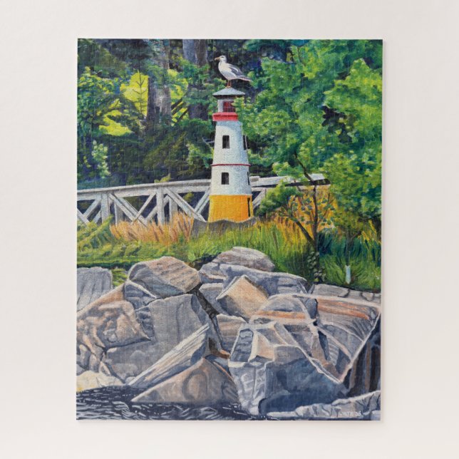 Echo Point Lighthouse 520pc Puzzle (Vertical)