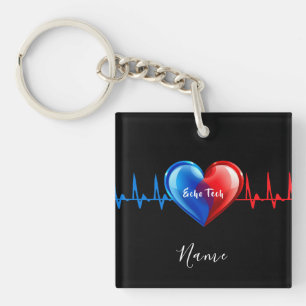 Echo Tech- Cardiac Sonographer Key Ring