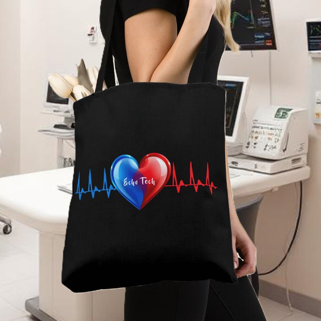  Echo Tech - Cardiac Sonographer Tote Bag (Echo Tech - Cardiac Sonographer Tote Bag)