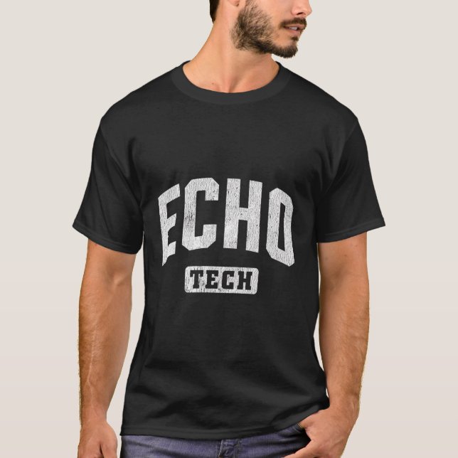 Echo Tech Echocardiographer Cardiac Sonographer T-Shirt (Front)