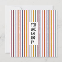 Echo Trails Custom Card – Multicolor Stripes