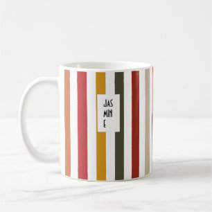Echo Trails Custom Name Mug – Earthy Hues
