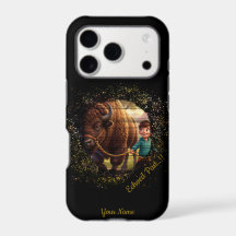Echoed Past Whimsical Boy and Bison