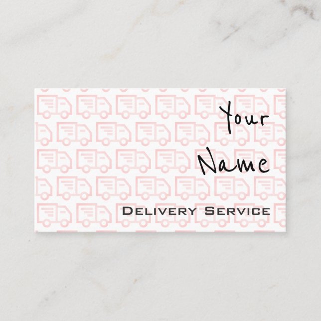 "Echoes" Delivery Business Cards (Front)