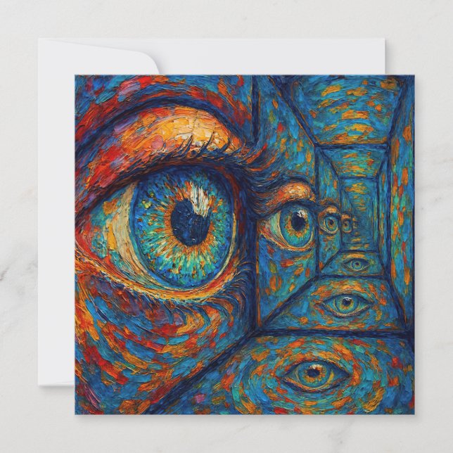 “Echoes in the Iris” - A Surreal Portrait (Front)