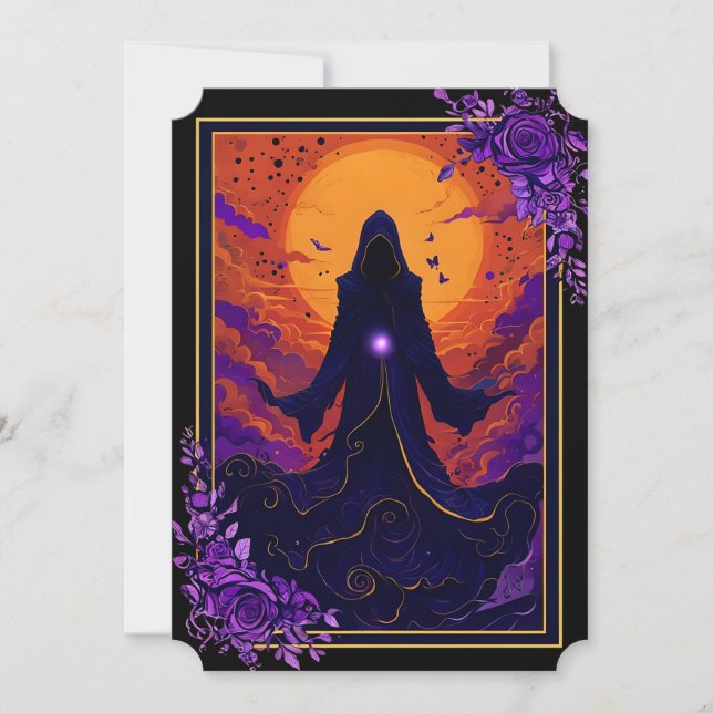 Echoes In The Smoke Invitation (Front)