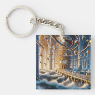 Echoes of '73: The Chronos Ocean's Labyrinth Key Ring