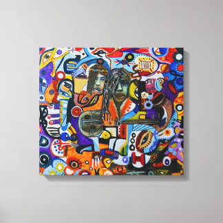 Echoes of a Face Canvas Print