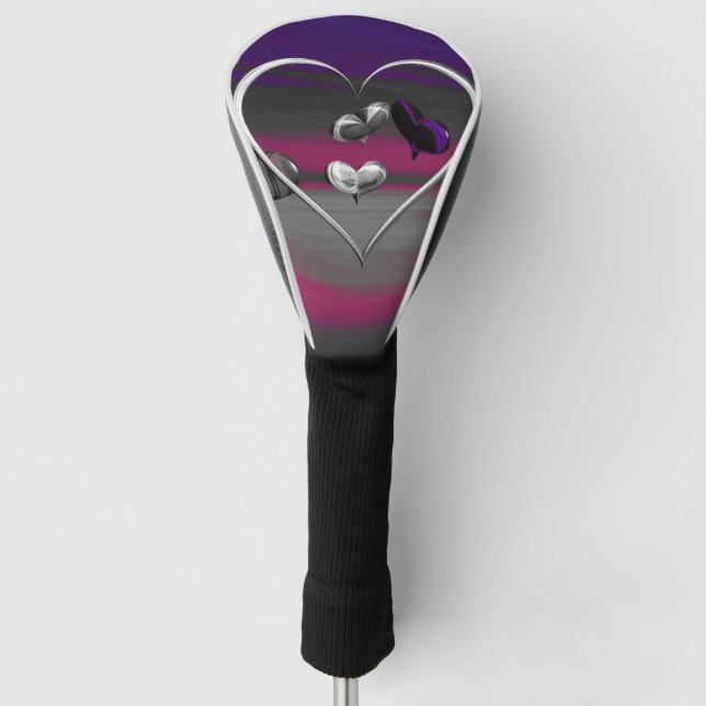 Echoes of a Metallic Romance  Golf Head Cover (Front)