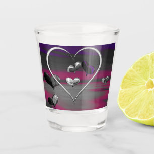 Echoes of a Metallic Romance  Shot Glass