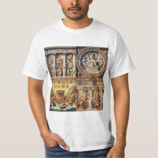 Echoes of Ancient Greece: A Temporary Collage T-Shirt