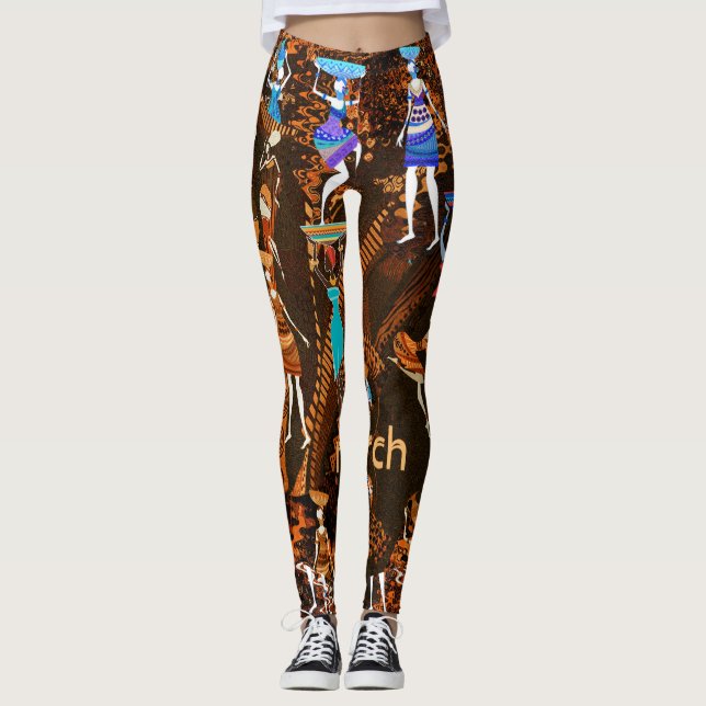 Echoes of Empowerment: March 8th Leggings (Front)