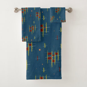 Echoes of Geometry Bath Towel Set
