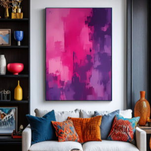 Echoes of Magenta Poster