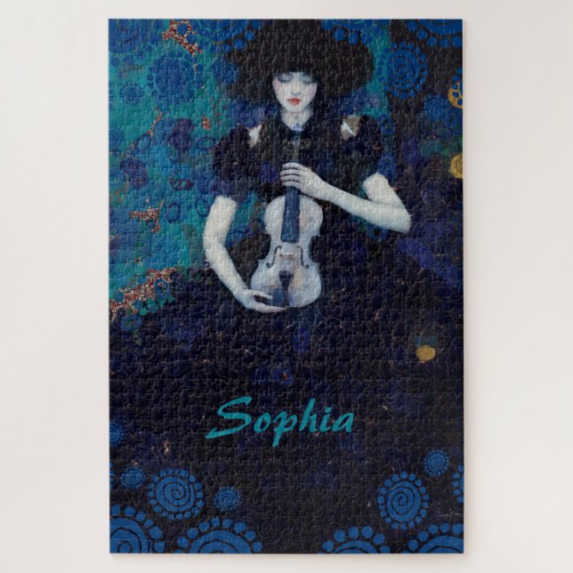Echoes of Silence: A Violin’s Song of Healing Jigsaw Puzzle (Vertical)