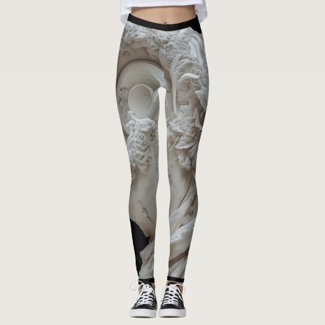  Echoes of Sound: A Musical Vision Leggings (Front)