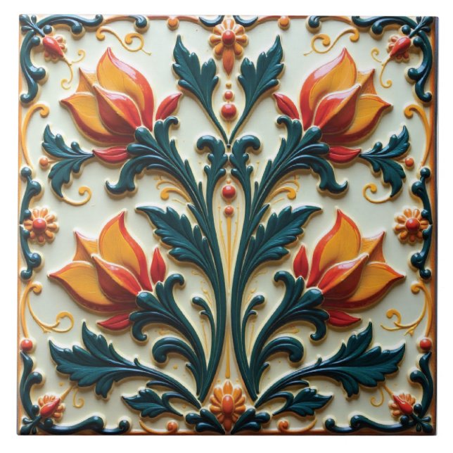 Echoes of Spring, Bounded with Light Tile (Front)