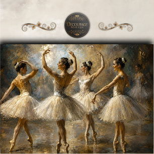 Echoes of the Ballet Decoupage Tissue Paper