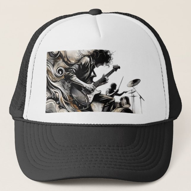 Echoes of the Board Trucker Hat (Front)