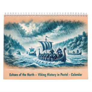 Echoes of the North – Viking History in Pastel 202 Calendar