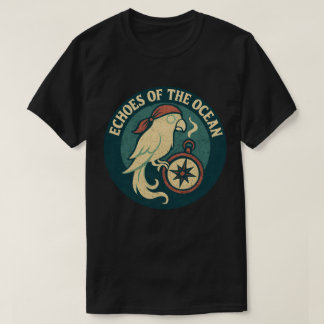 Echoes Of The Ocean Pirate Parrot T-Shirt
