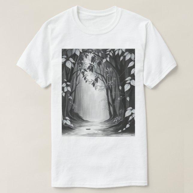 **"Echoes of Tradition: A classical drawing"** T-Shirt (Design Front)