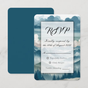 Echoes Through the Misty Pines RSVP Card