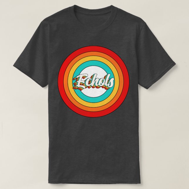 Echols Name Shirt Vintage Echols Circle (Design Front)