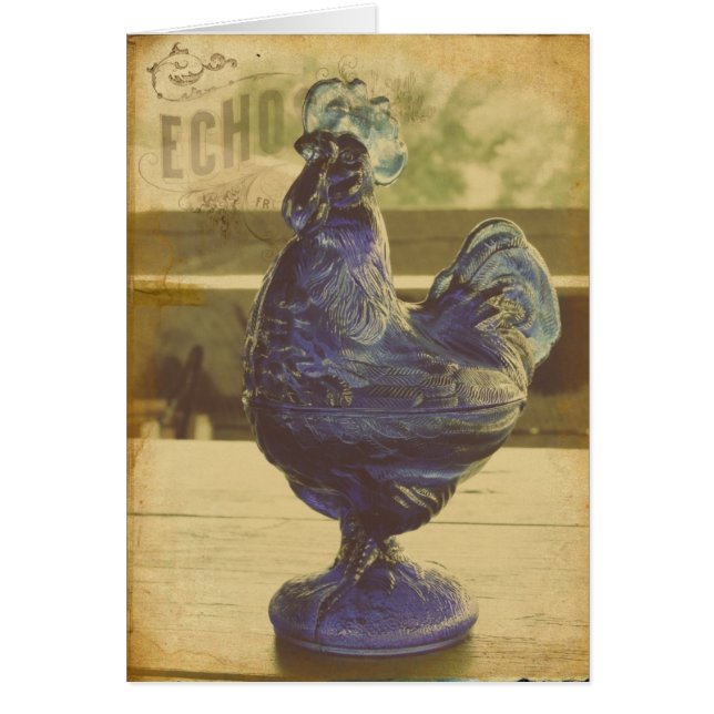 Echos Blue Glass Roo (Front)