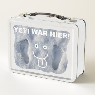 Echte YETI - Brotdose Metal Lunch Box