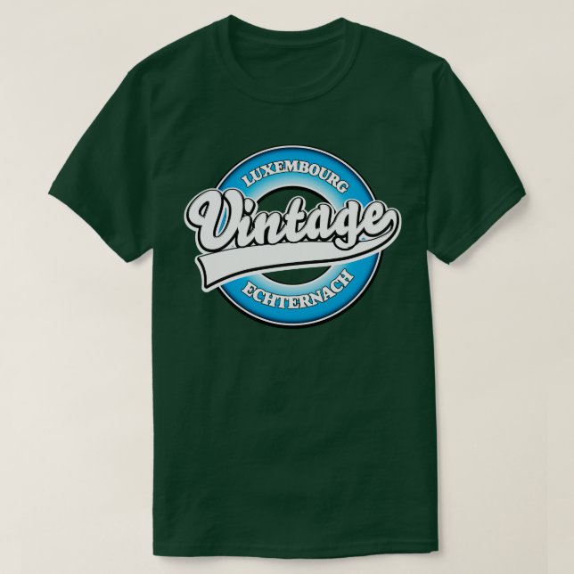 Echternach luxembourg vintage style T-Shirt (Design Front)