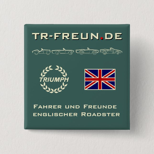 Eckiger Button of TR-Freun.de (Front)
